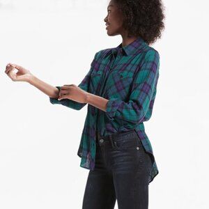 NWT Lucky Brand Plaid Shirt 7W44293